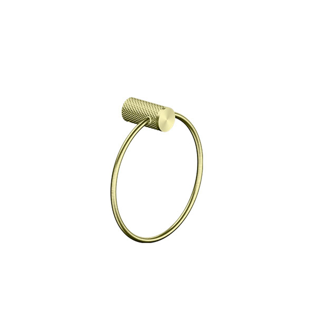 Opal Towel Ring Brushed Gold