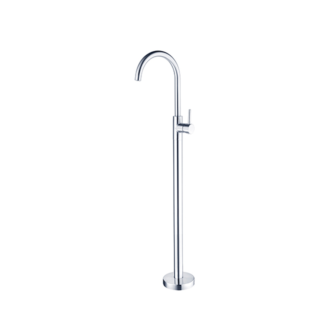 Nero Dolce Floormount Mixer - Chrome