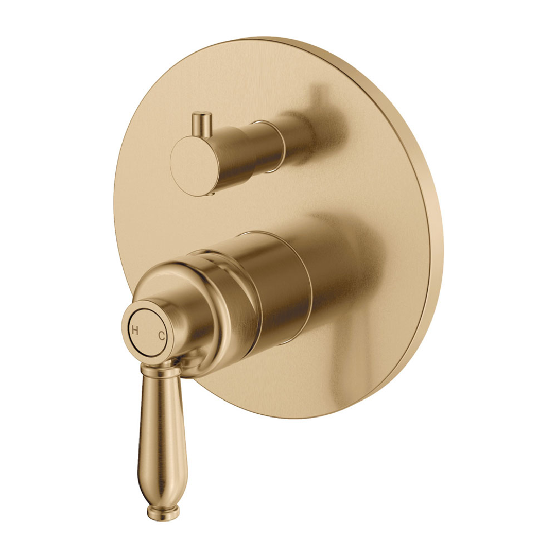 Fienza Eleanor Wall Mixer Diverter - Urban Brass/Urban Brass