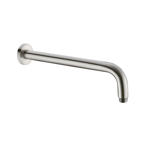 Nero Round Shower Arm Brushed Nickel