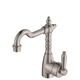 Fienza Eleanor Shepherds Crook Basin Mixer Brushed Nickel / Brushed Nickel