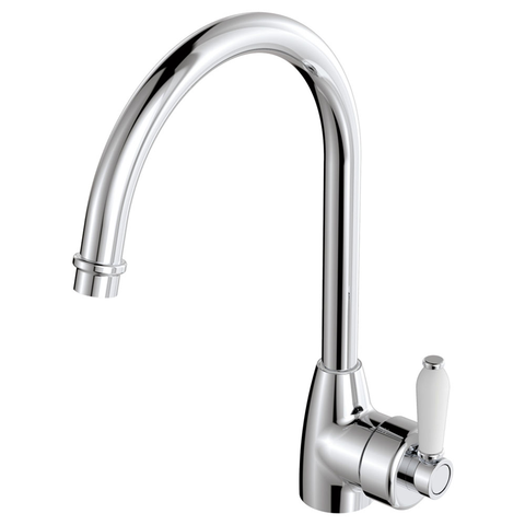 Fienza Eleanor Gooseneck Kitchen Sink Mixer- Chrome