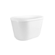 Bnk Naga Oval Freestanding Bath Gloss White 1500mm