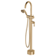Fienza Eleanor Floor Mixer & Shower Urban Brass/Urban Brass Handle