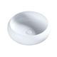Bnk Naga Versilia Ceramic Basin Above Counter Round Matte White 360*360*115Mm