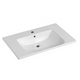 Bnk Naga Ceramic Vanity Top Soft Square Bowl Gloss White 1 Tap Hole 750X460X165Mm Pb 05075