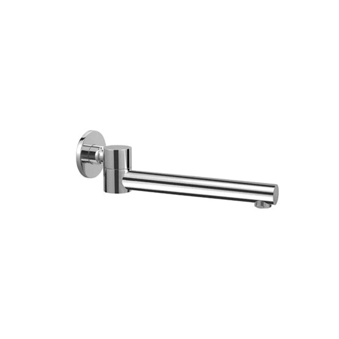 Nero Dolce Wall Mounted Swivel Bath Spout - Chrome