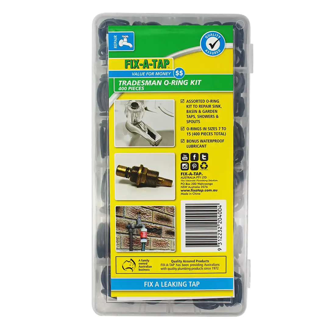 FIX-A-TAP O-Ring Kit Box 400 Assorted All Sizes (204004)