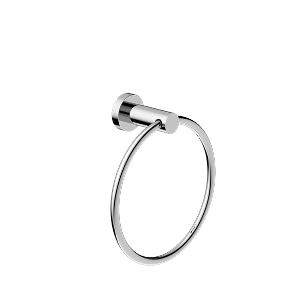 Nero Classic Hand Towel Ring Chrome