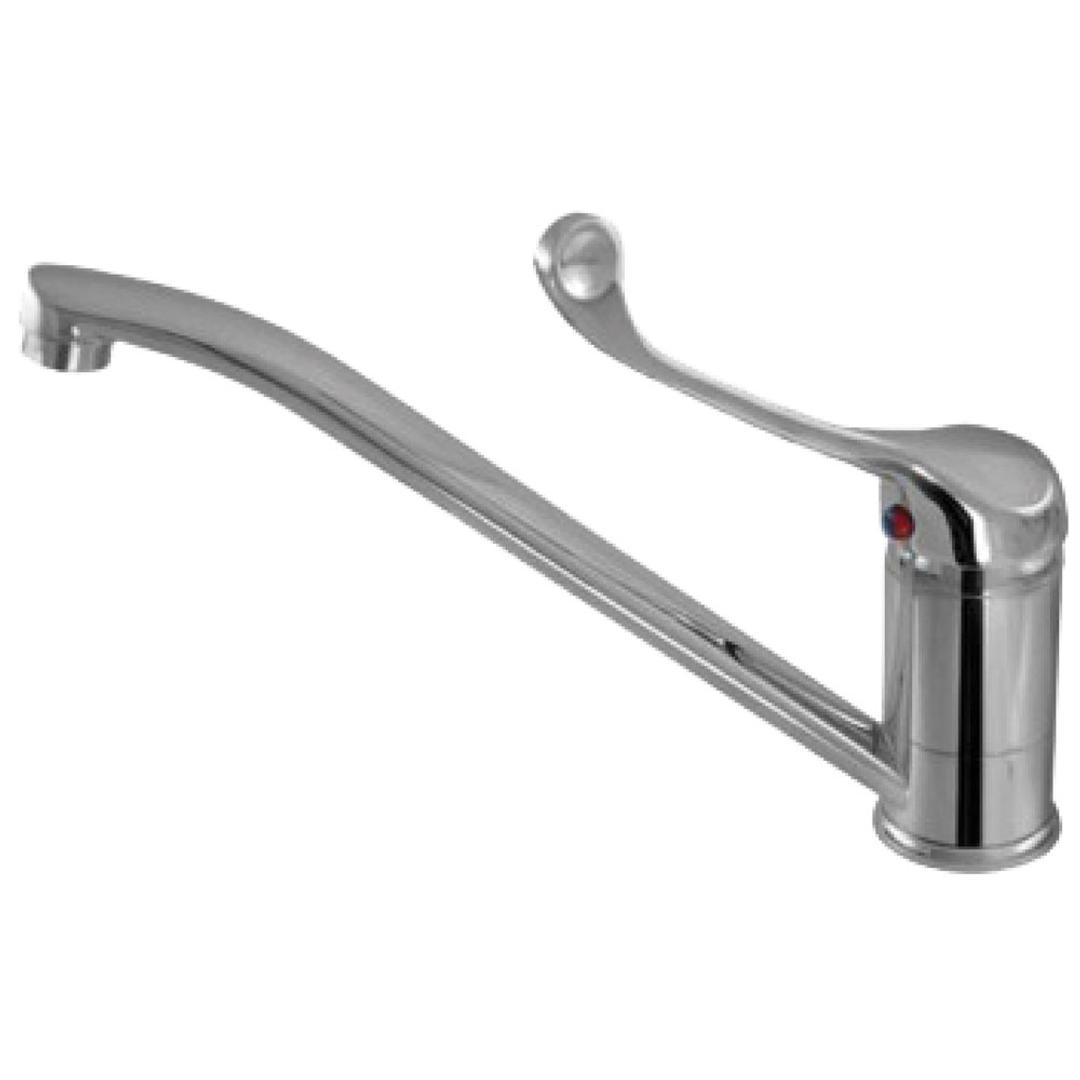 Stella Care Sink Mixer With Rubber Lined Flexi-Hose(