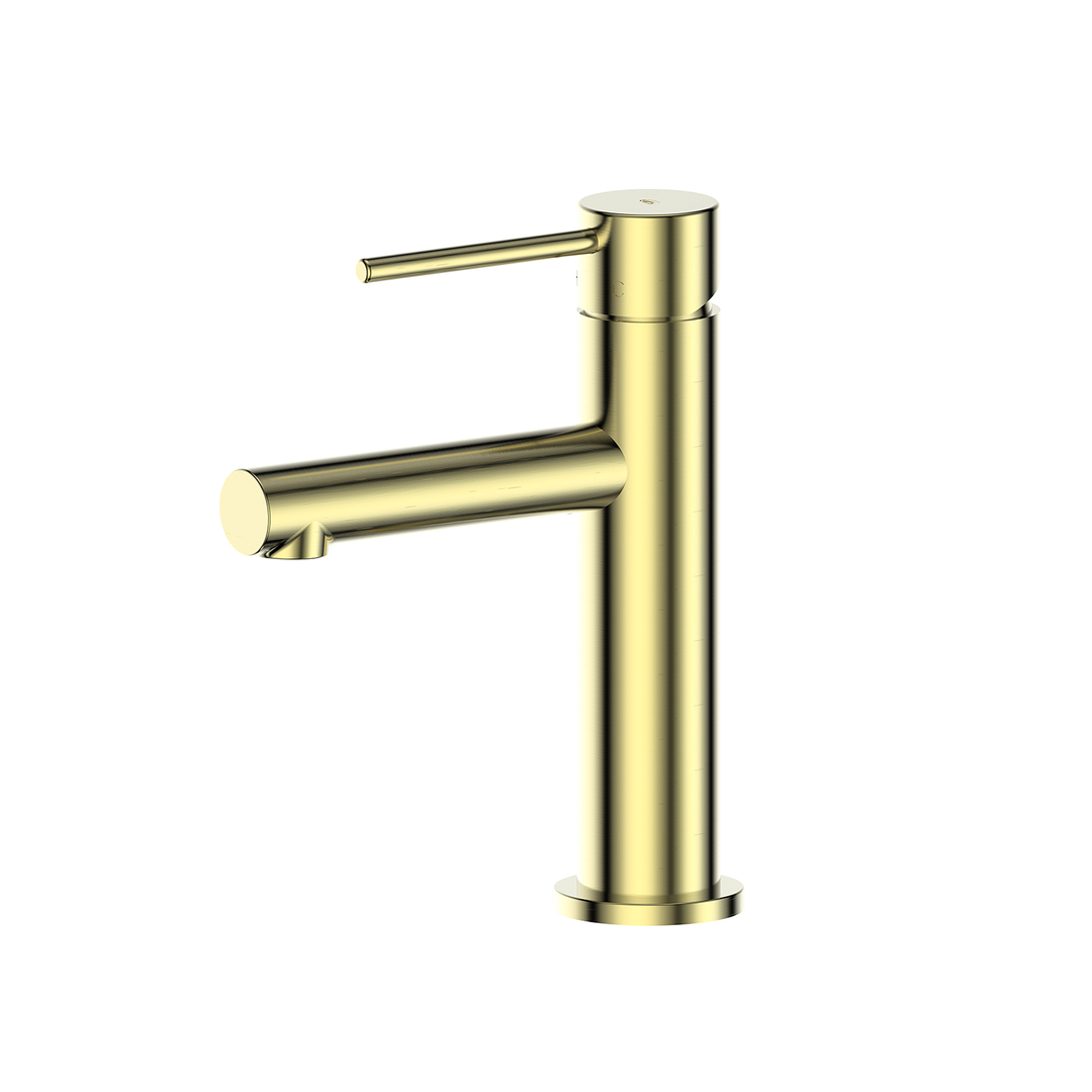 Greens Maci Basin Mixer Brushed Brass
