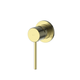 Greens Maci Shower With Mini Plate Pvd Brushed Brass