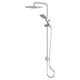 Greens Glide Syntra Rainboost Twin Rail Shower Chrome