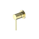 Greens Tesora Shower Trim Set Brushed Brass