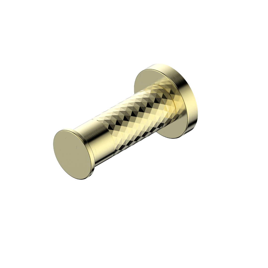 Greens Reflect Robe Hook Brushed Brass