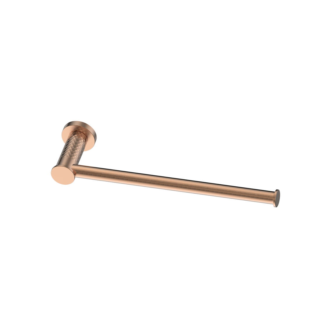 Greens Reflect Hand Towel Holder Brushed Copper