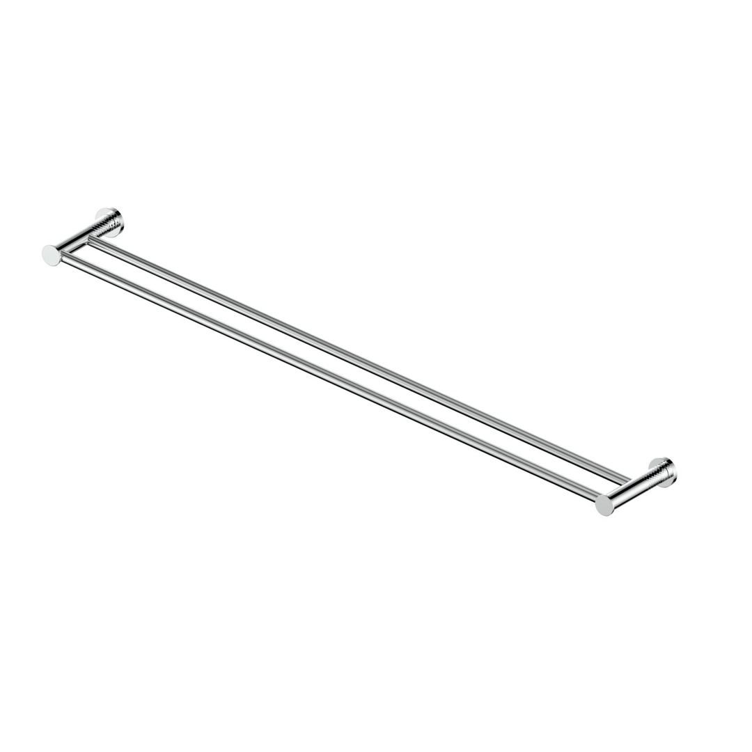 Greens Reflect Double Towel Rail Chrome
