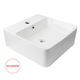 Otti Above/Wh Art Basin With Overflow Gloss White 1 Taphole 420*400*155