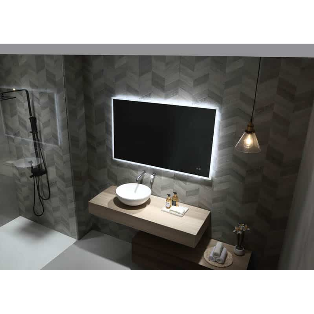 Remer Kara 1200Dm Rectangle Led Mirror With Mirage Magnifier