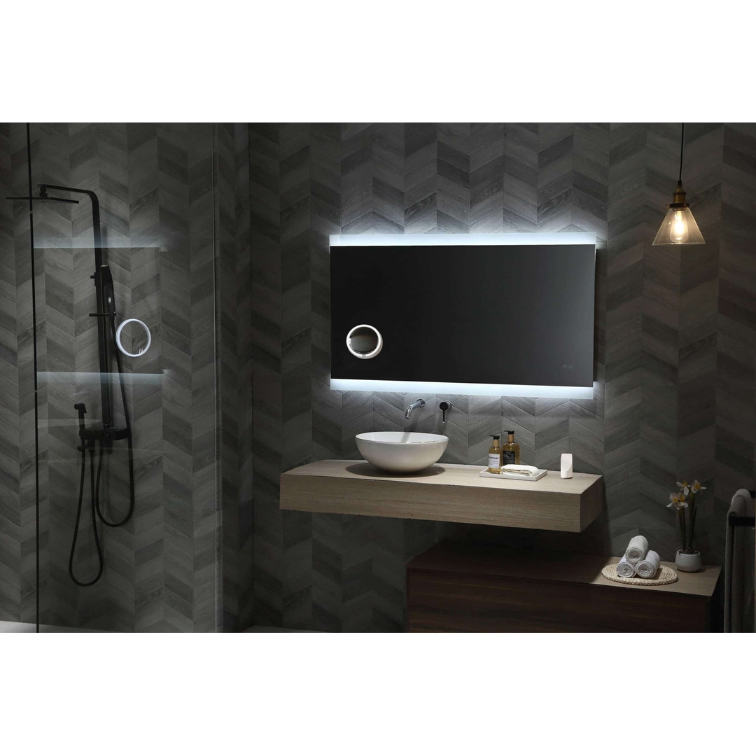 Remer Miro 1200Dmm Rectangle Led Mirror With Mirage Magnifier
