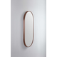 Remer Modern Oblong 460X910 Cuban Bronze Framed Mirror With Mirage Magnifier