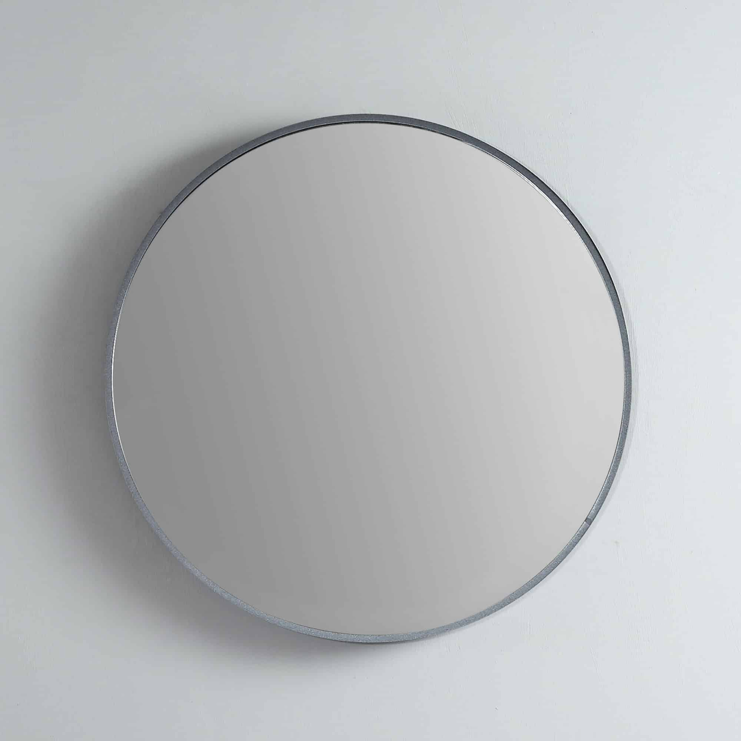 Remer Modern Round 810X810 Georgian Metal Framed Mirror With Mirage Magnifier