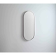 Remer Modern Oblong Brits Nickel Framed Mirror With Mirage Magnifier