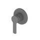 Greens Astro Ii Shower Mixer Round Plate Gun Metal