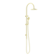 Nero Mecca Twin Shower With Air Shower Brushed Gold