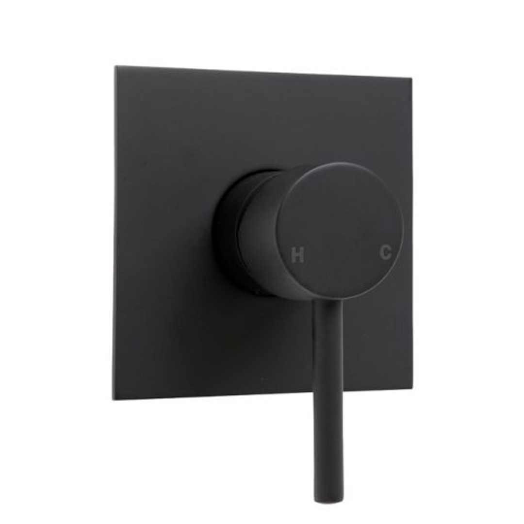 Fienza Hustle Basin Mixer Care Handle Matt Black 225301B