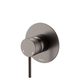 Fienza Kaya Wall Mixer Large Round Plate Gun Metal Lf Sus304