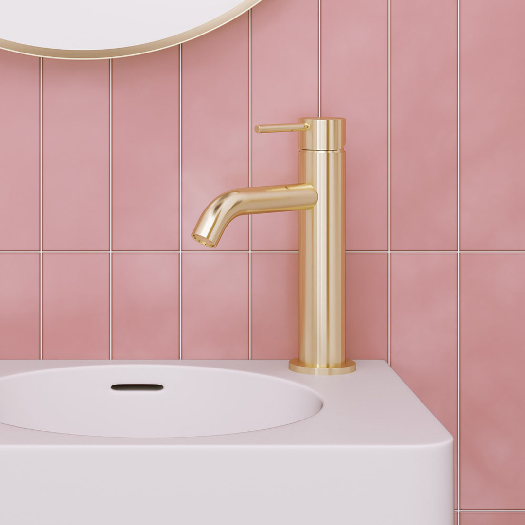 Fienza Kaya Basin Mixer - Urban Brass