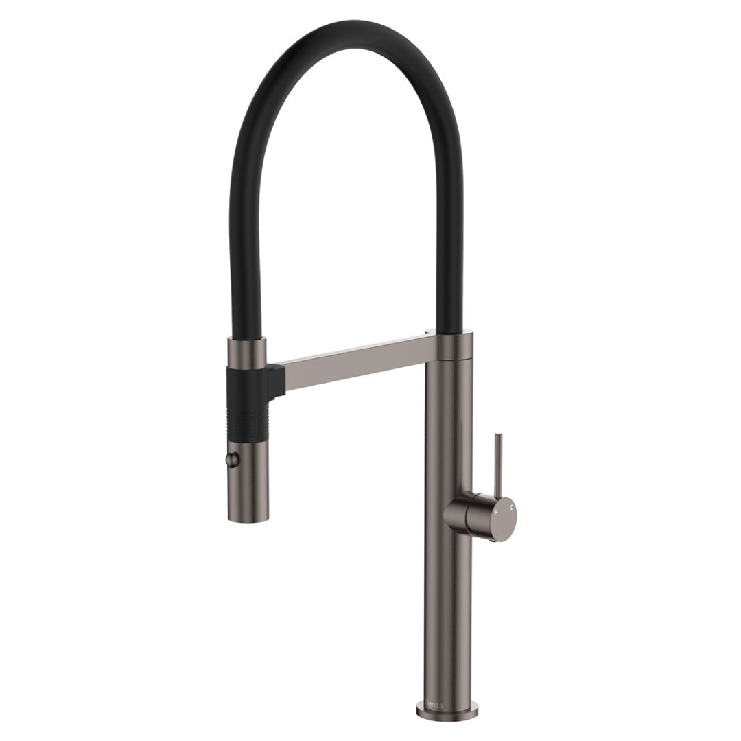 Fienza Kaya Pull Down Sink Mixer Gun Metal Lf Sus304