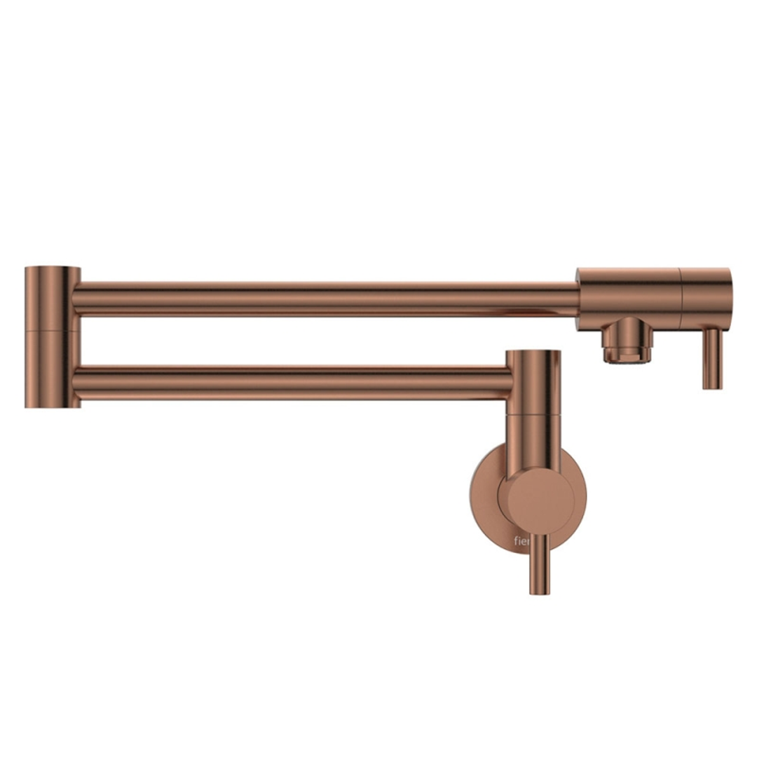 Fienza Kaya Pot Filler Wall Mixer Brushed Copper Lf Sus304