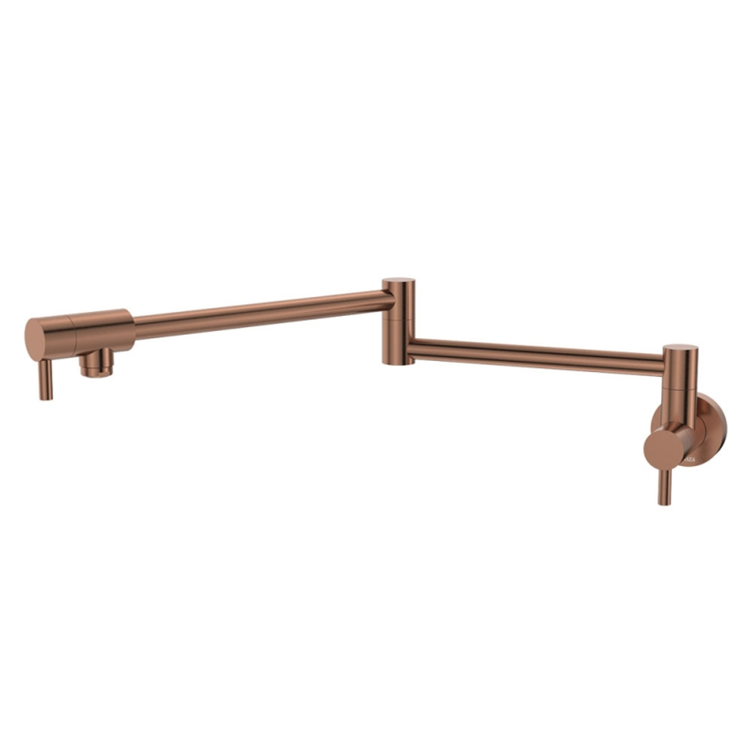 Fienza Kaya Pot Filler Wall Mixer Brushed Copper Lf Sus304