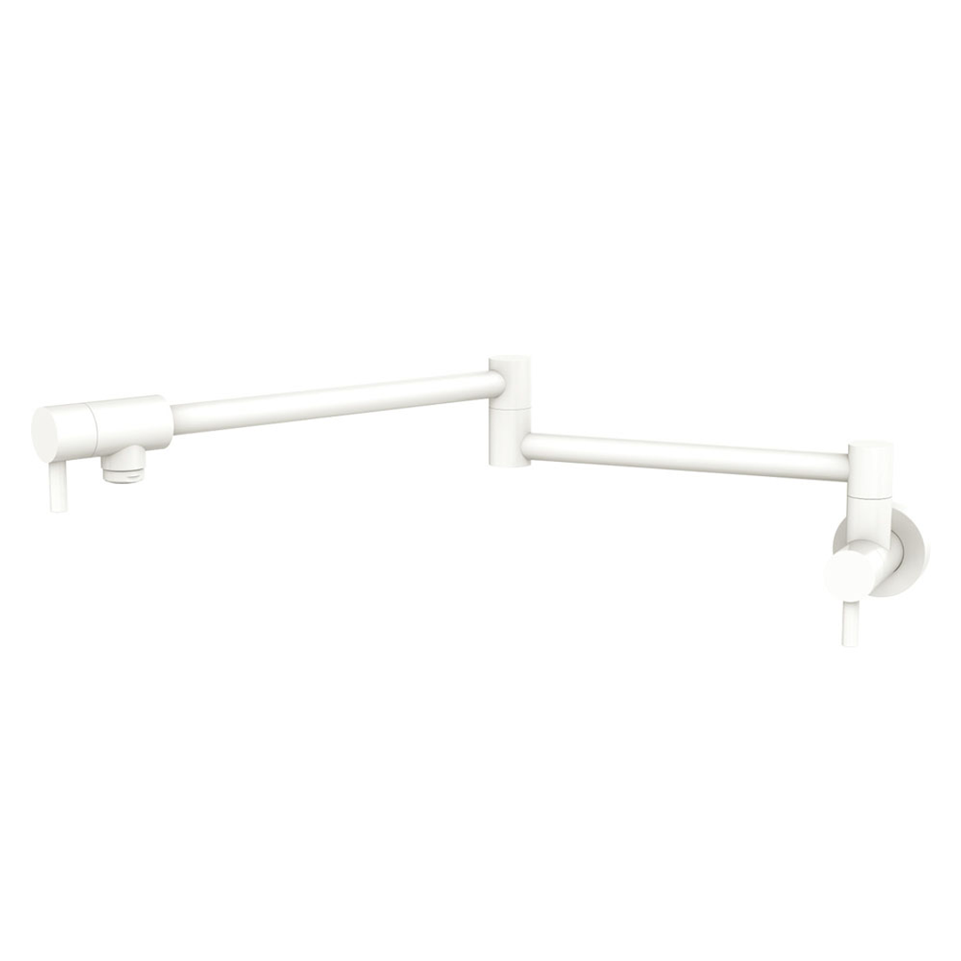 Fienza Kaya Pot Filler Wall Mixer Matte White Lf Sus304