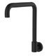 Fienza Kaya Matte Black Squareline Wall Swivel Outlet Sus304 & Lf Brass Lf