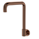 Fienza Kaya Brushed Copper Squareline Wall Swivel Outlet Sus304 & Lf Brass Lf