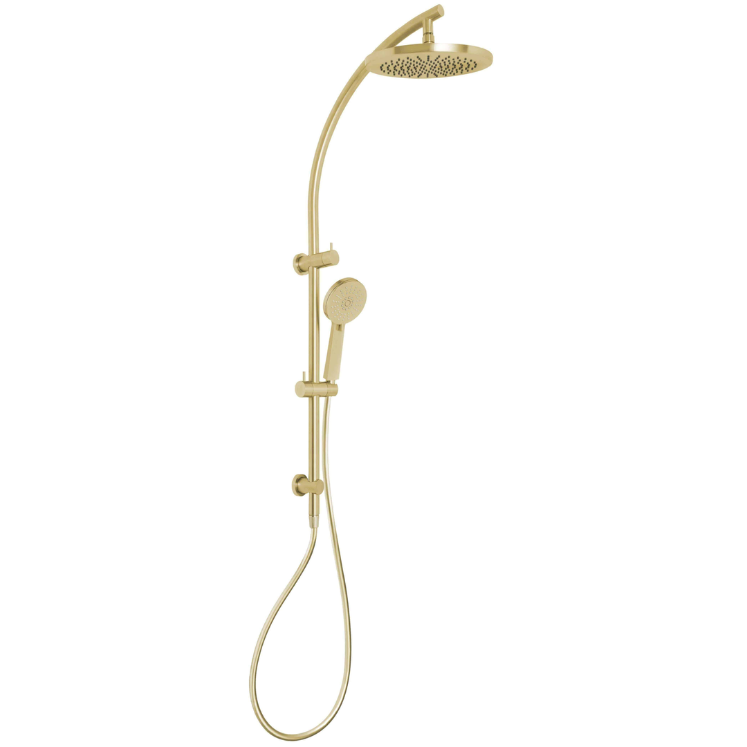 Phoenix Vivid Slim Twin Shower Brushed Gold