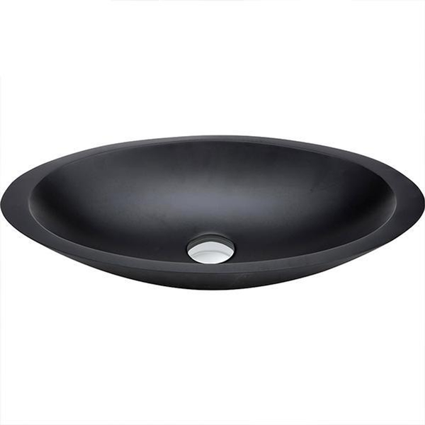 Fienza Bahama Cast Stone Basin  Matte Black