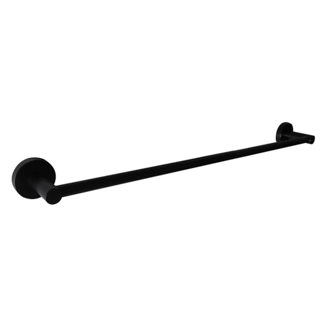 Otti Rondo Single Towel Rail 750 Black
