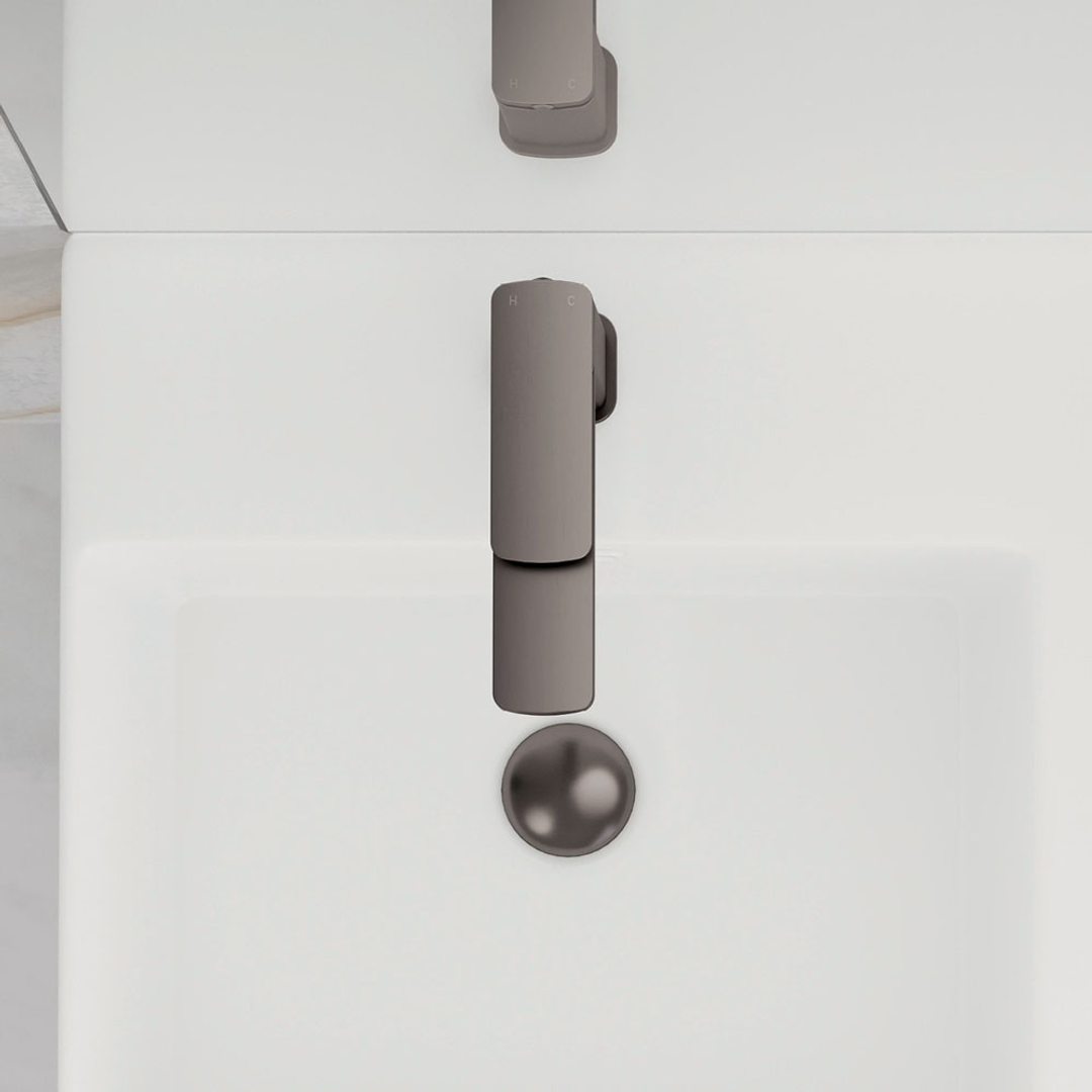 Fienza Tono Basin Mixer Gun Metal