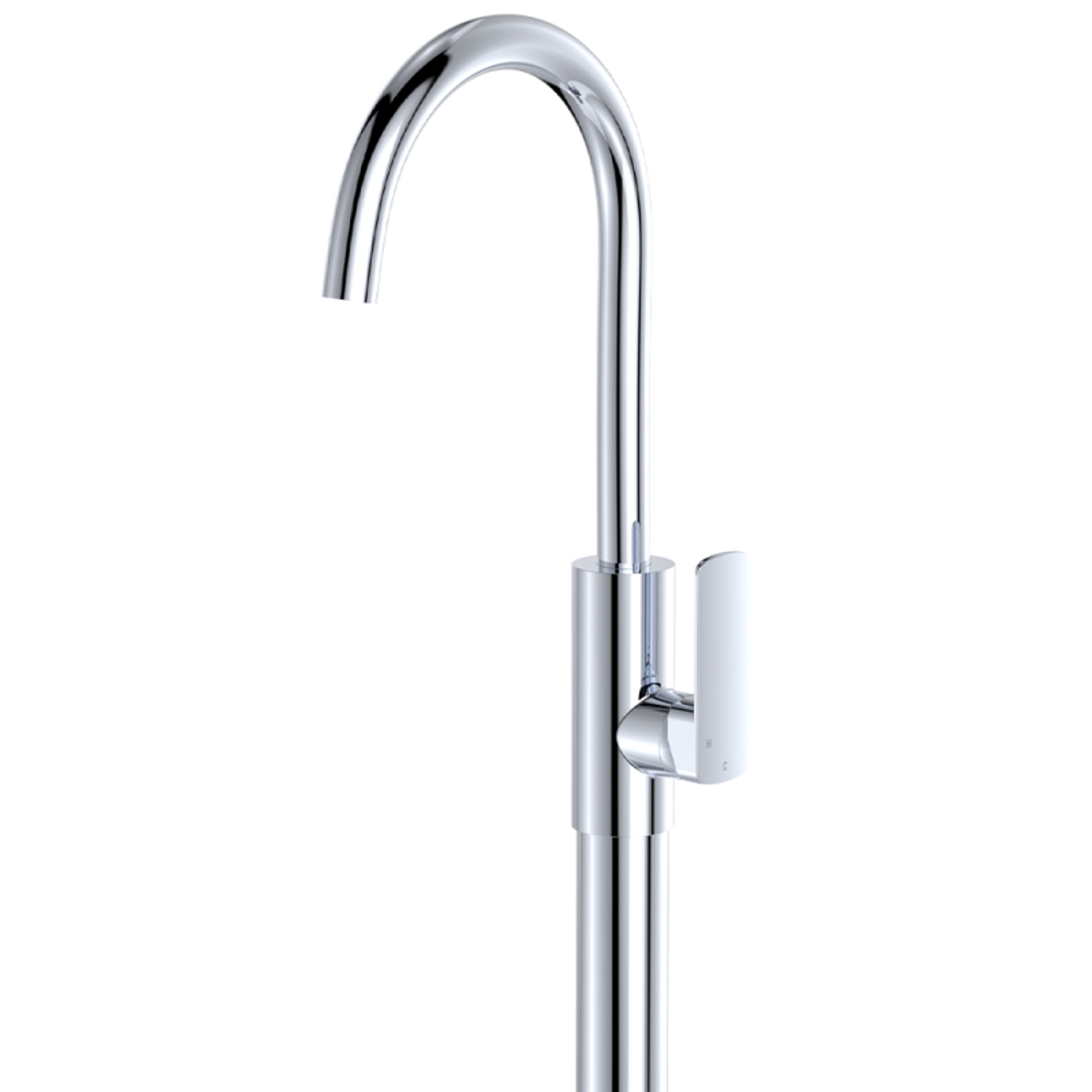 Fienza Tono Floor Mounted Basin/Bath Mixer Chrome Lf