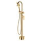 Fienza Tono Floor Mounted Bath Mixer With Hand Shower Urban Brass