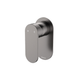 Fienza Empire Slim Wall Mixer Oval Plate Gun Metal Lf