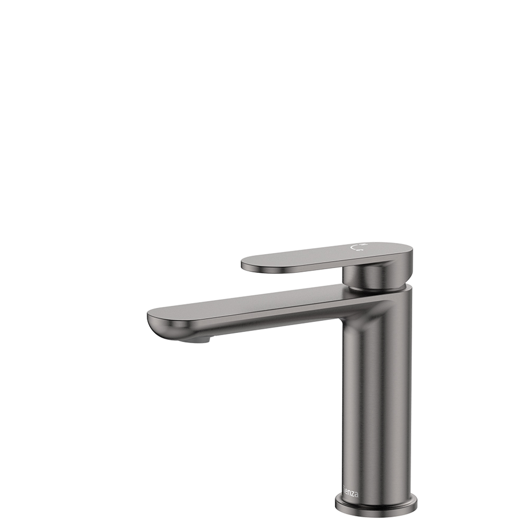 Fienza Empire Slim Basin Mixer Cold Start Gun Metal Lf