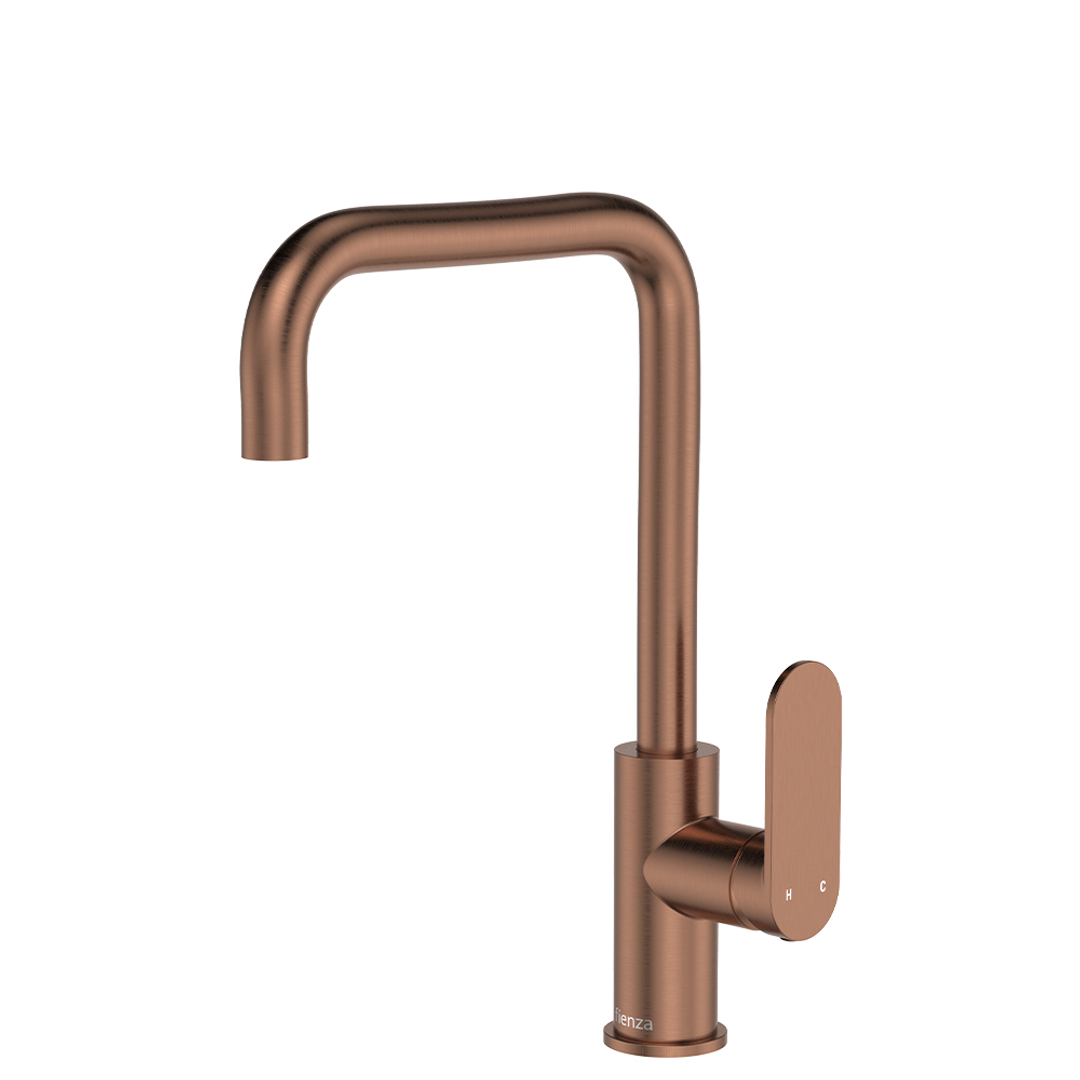 Fienza Empire Slim Sink Mixer Brushed Copper Lf