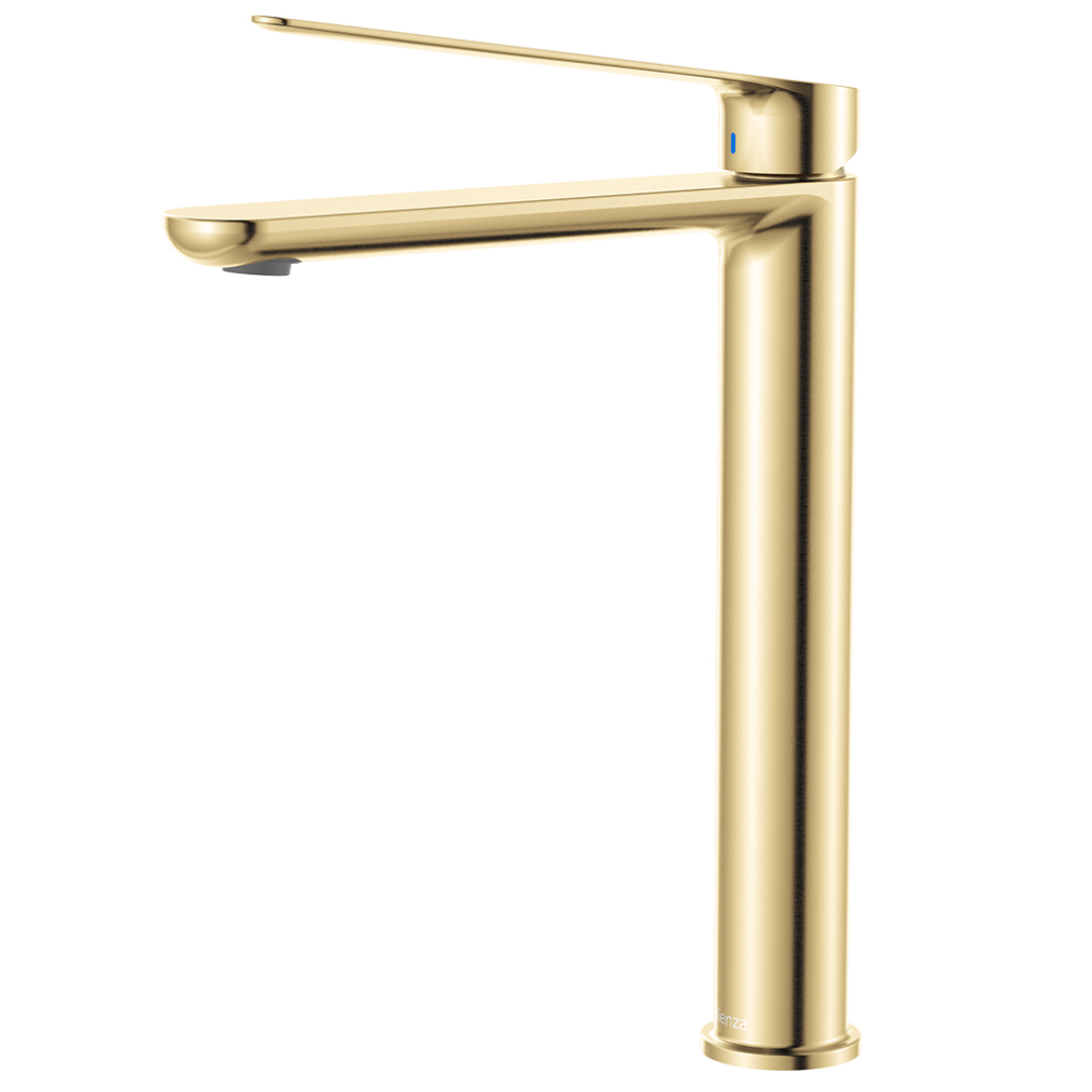 Fienza Empire Care Tall Basin Mixer Cold Start Urban Brass Lf
