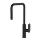 Fienza Empire Slim Pull Out Sink Mixer Matte Black Lf