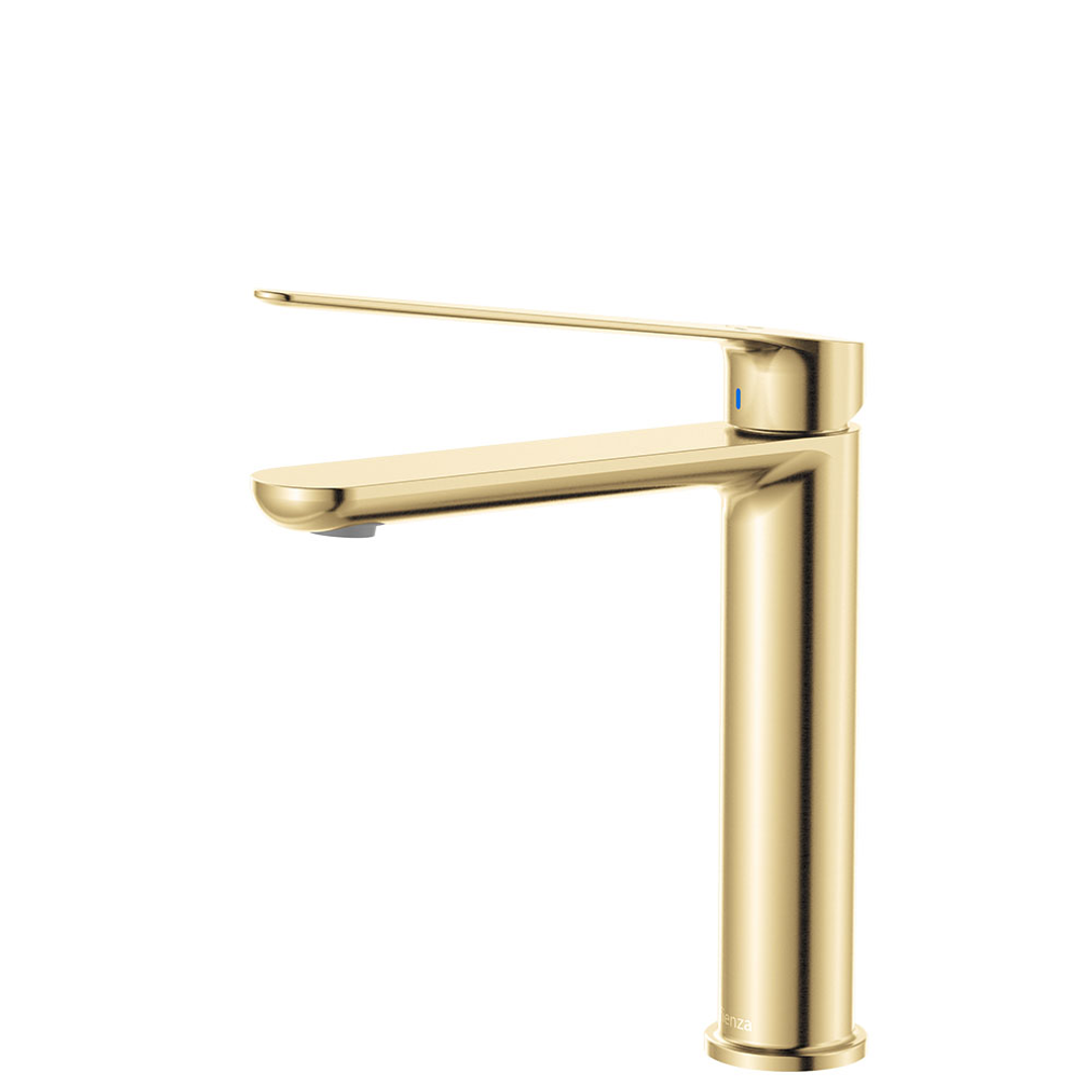 Fienza Empire Slim Care Medium Basin Mixer Cold Start Urban Brass Lf